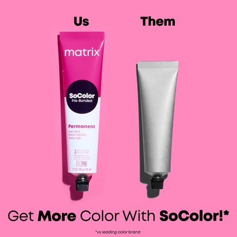 MATRIX SoColor - Extra Coverage Permanent Cream Hair Color Pre-Bonded 3 oz.